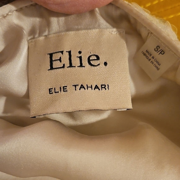 Elie Tahari Sequin Bomber Jacket - Cream - Picture 8 of 8